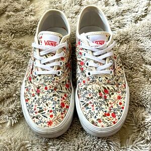 Cute floral Vans